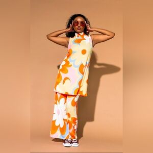 NWT - Sleeveless Ribbed Playsuit - Dressed In LALA (XS)